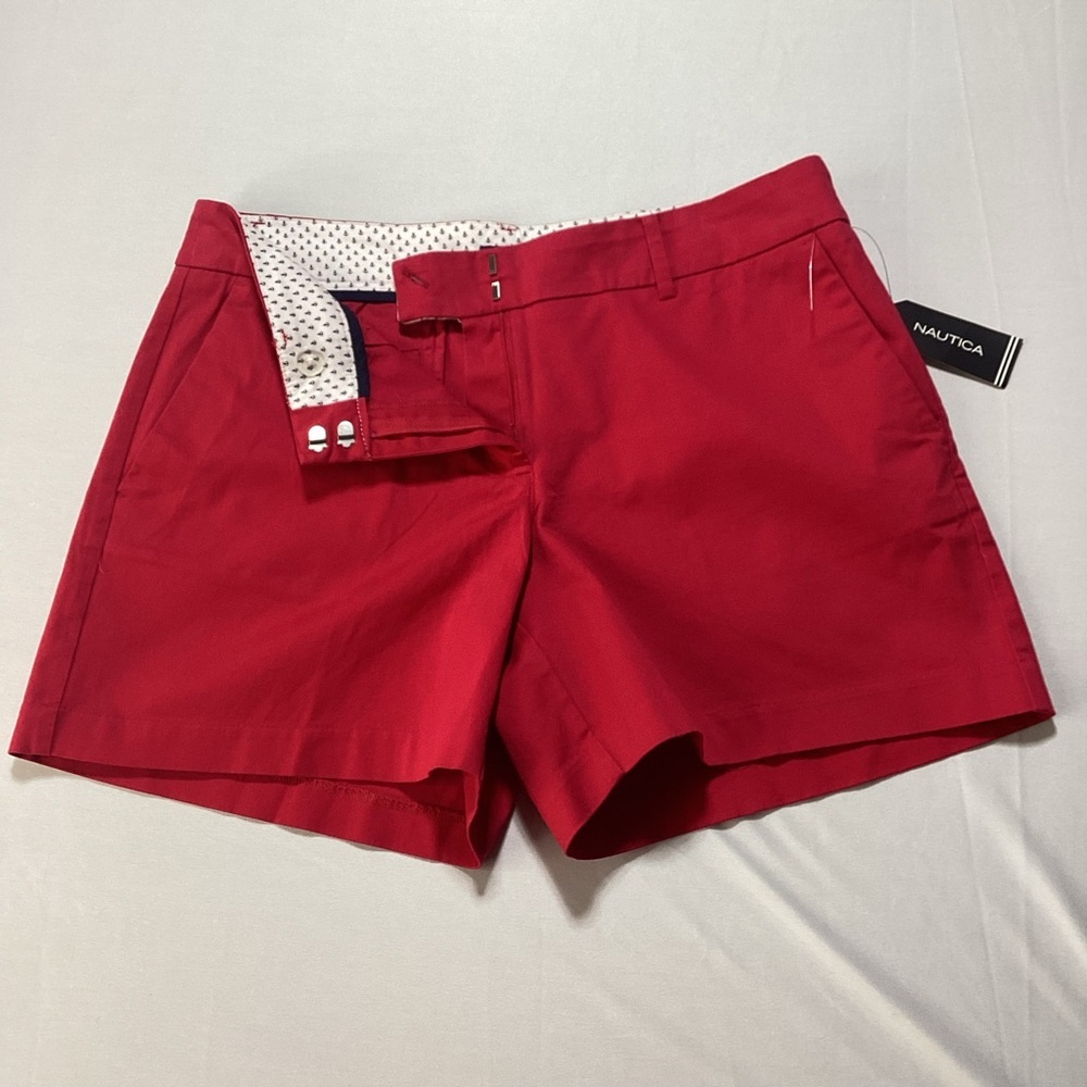 Nautica Women's Cherry Red Shorts - Picture 3 of 9